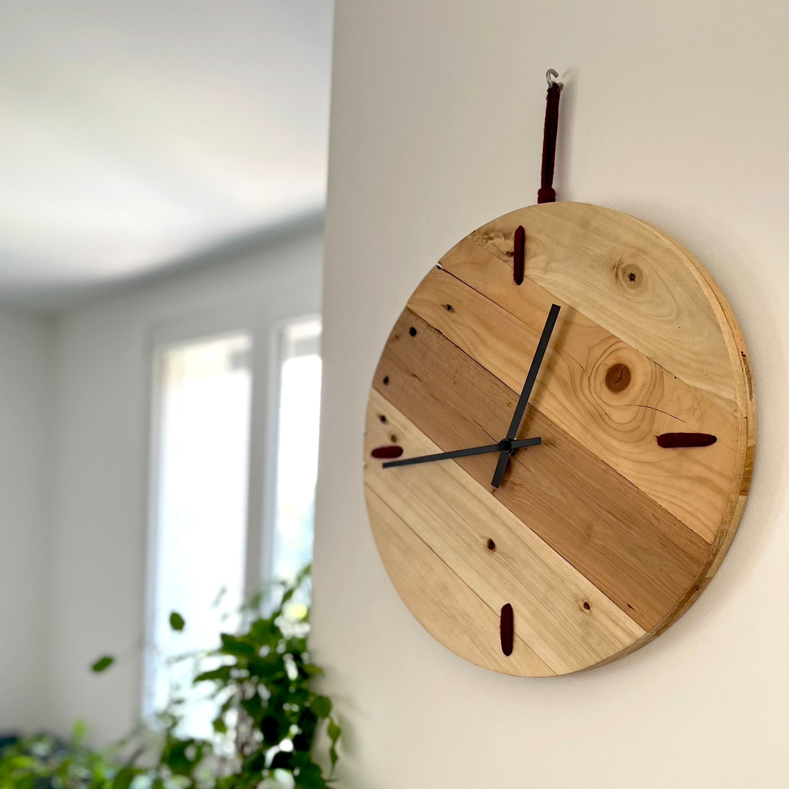 Quadrante Orologio Legno Vuoto Zoegneer - 5mm Spessore Per Fai Da Te, 25cm - Foto 4