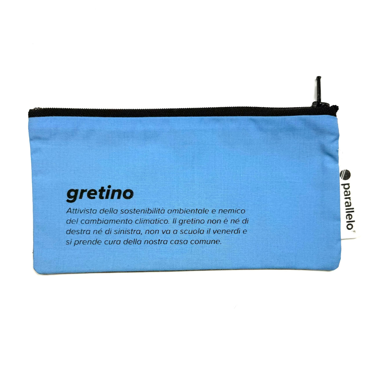 gretino attivista della sostenibilità ambientale e nemico del cambiamento climatico. Il gretino non è né di destra né di sinistra, non va a scuola il venerdì e si prende cura della nostra casa comune.