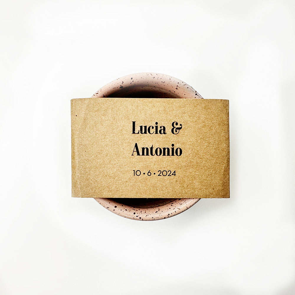 Bicchierino portaconfetti in ceramica smaltata (pack 10 pz)