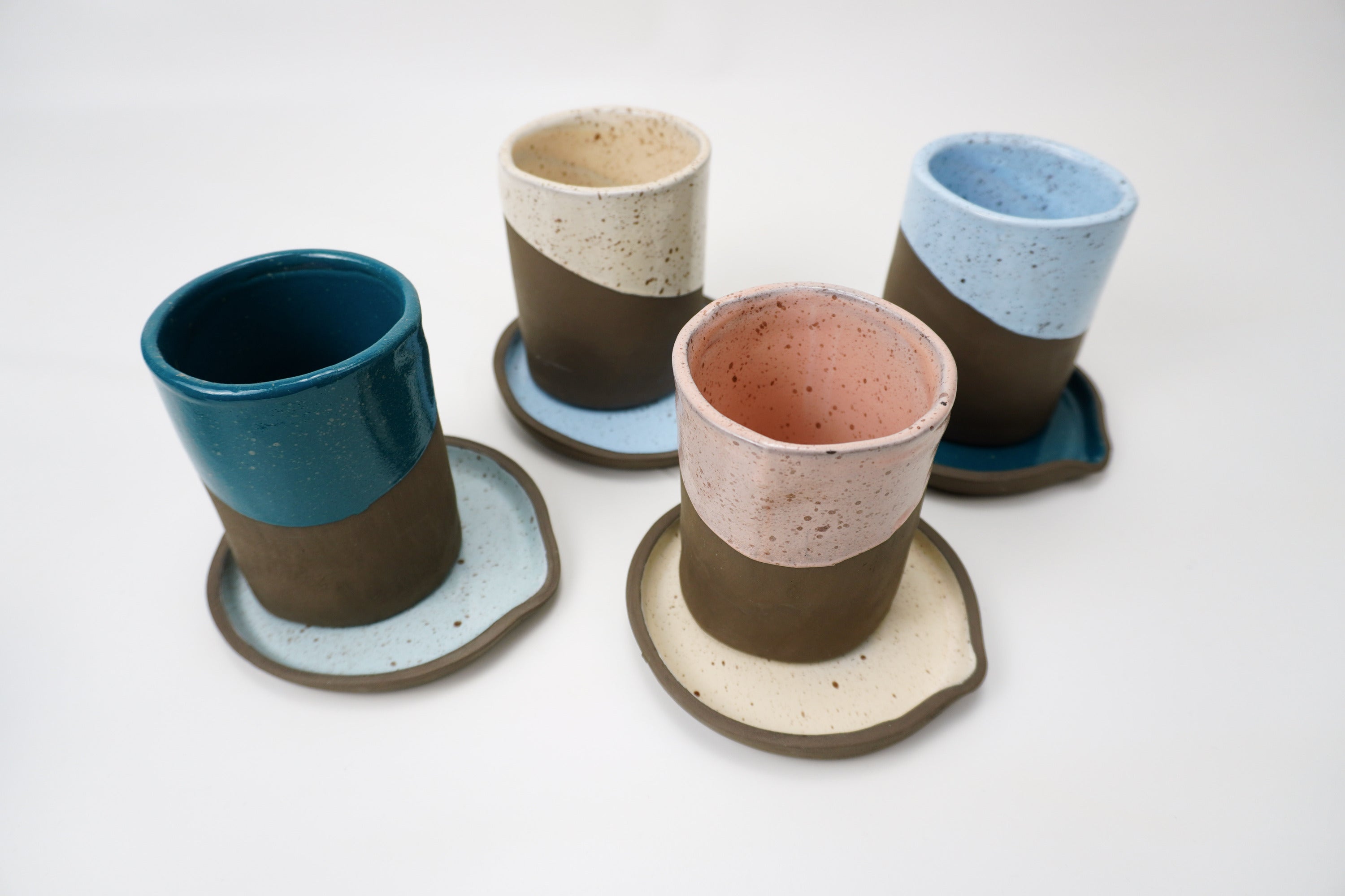 set bagno ceramica colorato