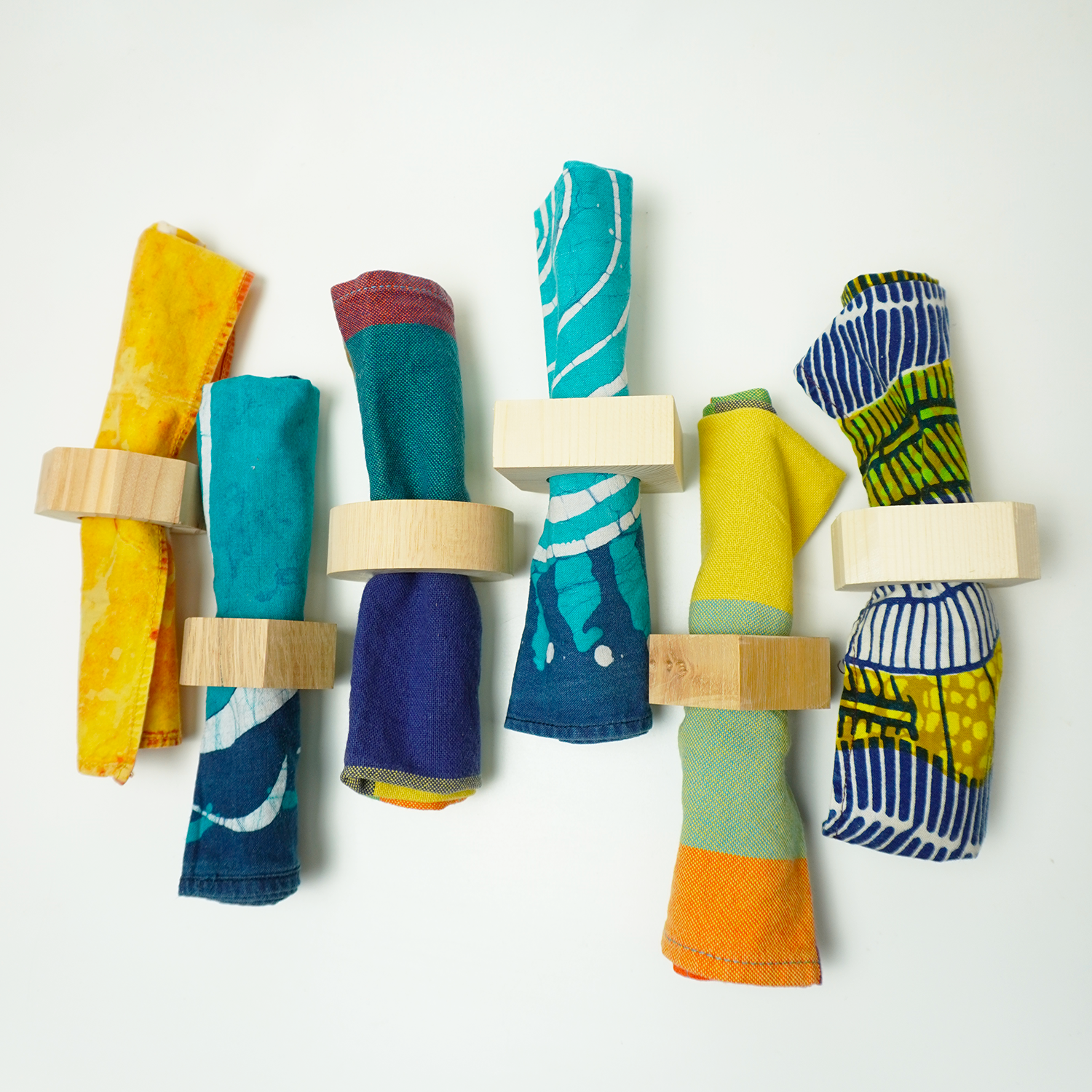 Creativ Company Portatovaglioli In Legno - Set Da 6 Pezzi Per Tavola - Foto 5